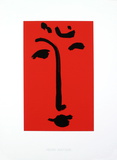 Viso Maschera (Red) Sérigraphie par Henri Matisse