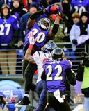 Ed Reed Interception AFC Divisional Playoff Game Action Photo