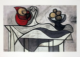 Pitcher and Bowl of Fruit Sammlerdrucke von Pablo Picasso