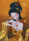 Silk Floral Posters by Sybile 