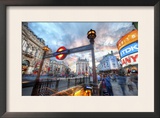 The London Underground - Piccadilly Framed Photographic Print by Trey Ratcliff