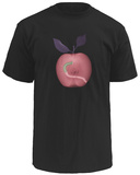 X-Ray of Apple With Worm Camisas