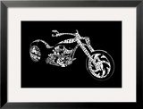 Custom Chopper Framed Giclee Print