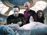 Star Trek: The Next Generation, Commander Captain Jean-Luc Picard, Lt. Commander Data, and Counselo Posters