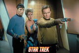 Star Trek: The Original Series, Captain Kirk and Mr. Spock wuth a Damsel in Distress Posters