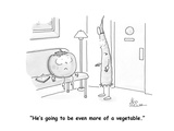"He's going to be even more of a vegetable." - Cartoon Premium Giclee Print by Leo Cullum