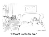 "I thought you like hip-hop." - Cartoon Premium Giclee Print by Michael Crawford