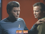 Star Trek: The Original Series, Dr. McCoy with his Hand on Captain Kirk's Shoulder Photo