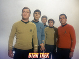 Star Trek: The Original Series, Captain Kirk, Mr. Spock, Dr. McCoy, Chekov and Scotty Photo