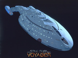 Star Trek: Voyager Starship NCC - 74656 Posters