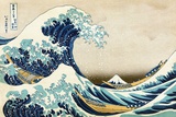 The Great Wave of Kanagawa , c.1829 Affiches par Katsushika Hokusai
