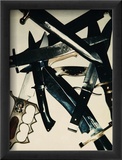 Knives, c.1981 Impressão giclée emoldurada por Andy Warhol Knives, c.1981 Impressão giclée emoldurada por Andy Warhol