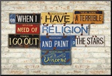 Vincent, Religion Mounted Print by Greg Constantine