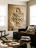 Christian Cross on a Wall Inside Philae Temple, Aswan, Egypt Affiches par Dave Bartruff