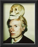 Self-Portrait with Skull, c.1977 Poster by Andy Warhol