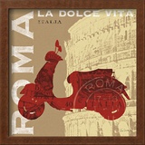 Motoring in Rome Print by Sue Schlabach