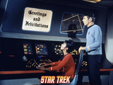 Star Trek: The Original Series, Uhura and Spock "Grettings and…" Poster