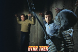 Star Trek: The Original Series, Captain Kirk and Dr. McCoy in Shackles with a Skeleton in "Catspaw" Posters