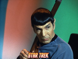 Star Trek: The Original Series, Spock Playing a Stringed Instrument Print