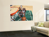 Milwaukee Bucks v Utah Jazz: Al Jefferson and John Salmons Poster by Melissa Majchrzak