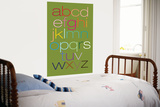 Green Rainbow Alphabet Poster par  Avalisa