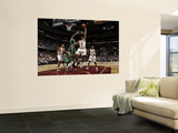 Boston Celtics v Cleveland Cavaliers: Joey Graham and Kevin Garnett Prints by David Liam Kyle