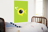 Green Fisheye Print by  Avalisa