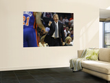 New York Knicks v Charlotte Bobcats: Mike D'Antoni Poster by Streeter Lecka