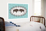 Sea Green Buffalo Belt Buckle Prints by  Avalisa