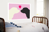 Pink Puppy Love Prints by  Avalisa