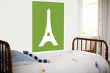 Green Eiffel Tower Prints by  Avalisa