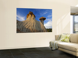 Badlands Formations at Makoshika State Park in Glendive, Montana, USA Art by Chuck Haney
