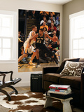 San Antonio Spurs v Golden State Warriors: Tim Duncan and David Lee Affiche par Jed Jacobsohn