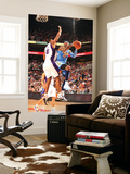 Denver Nuggets v Phoenix Suns: Carmelo Anthony and Channing Frye Art by Barry Gossage