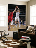 Houston Rockets v Dallas Mavericks: Dirk Nowitzki and Luis Scola Posters by Glenn James