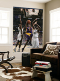 Los Angeles Lakers v Utah Jazz: Kobe Bryant, C.J. Miles and Francisco Elson Prints by Melissa Majchrzak