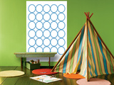 Blue Circles Prints by  Avalisa