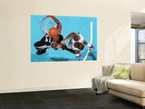 San Antonio Spurs v New Orleans Hornets: Antonio McDyess and Emeka Okafor Affiches par Chris Graythen