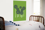 Green Allium Print by  Avalisa