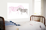 Pink Zebra Posters by  Avalisa