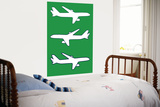 Green Planes Art by  Avalisa