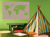 Brown World Poster by  Avalisa