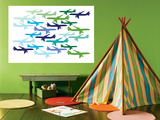 Airplane Pattern Print by  Avalisa