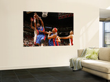 Detroit Pistons v Miami Heat: Greg Monroe and Joel Anthony Prints by Issac Baldizon