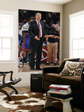 New York Knicks v Denver Nuggets: Mike D' Antonio Print by Garrett Ellwood