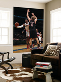 Portland Trail Blazers v Washington Wizards: John Wall and Sean Marks Art by Ned Dishman