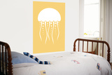 Yellow Jellyfish Posters by  Avalisa