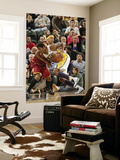 Cleveland Cavaliers v Indiana Pacers: Solomon Jones and Jamario Moon Prints by Ron Hoskins