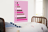 Pink Counting Pears Poster par  Avalisa