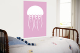 Pink Jellyfish Prints by  Avalisa